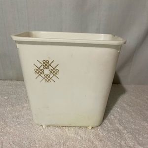 Vintage Mid Century plastic waste bin